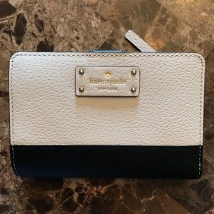 Kate Spade Tellie two-tone leather wallet
